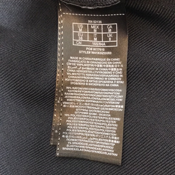 GUESS Sweater Mirage Cut Out Bandage Dress - New Women | Color: Black - Picture 10 of 10